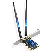 EDUP PCIe WiFi 6 Card Bluetooth 5.1 AX 3000 Mbps AX200 Dual Band 5.GHz/2.4GHz PCI-E Wireless WiFi Network Adapter Card…