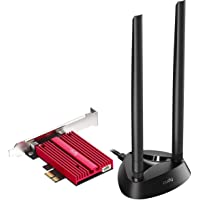 Cudy AX3000 WiFi 6 PCIe Card, Bluetooth 5.0 PCIe Adapter, AX200 Inside, 2402Mbps + 574Mbps, 160MHz, WPA3, Bluetooth 5.0…
