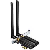 TP-Link WiFi 6 AX3000 PCIe WiFi Card for PC with Heat Sink (Archer TX50E), Bluetooth 5.0, 802.11AX Dual Band Wireless…