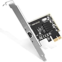 2.5GBase-T PCIe Network Adapter with 1 Port, 2500/1000/100Mbps PCI Express Gigabit Ethernet Card RJ45 LAN Controller…