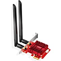PCIE WiFi 6 Card AX200 AX3000M Bluetooth 5.1 Heat Sink Dual Band 5.8GHz/2.4GHz PCI-E Wireless Wi-Fi Network Card Adapter…