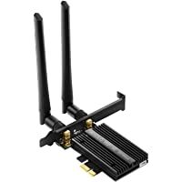 XIAOLO Wi-Fi 6E AX210 PCIe WiFi Card Bluetooth 5.2 with Heat Sink 5400Mbps 802.11ax Tri-Band 2.4G/5G/6G PCI-E Wireless…