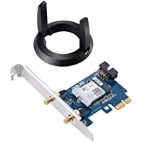 ASUS Dual Band 802.11AC Wireless-AC2100 PCI-e Bluetooth 5 Gigabit WiFi Adapter, 160MHz Support (PCE-AC58BT)