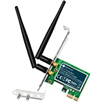 FebSmart Wireless Dual Band N600 (2.4GHz 300Mbps or 5GHz 300Mbps) PCI Express Wi-Fi Adapter for Windows XP 7 8 8.1 10…
