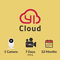 YI/Kami Cloud Plan 12 Month, 1 Camera, 7d rolling storage service [PC/Mac Online Code]