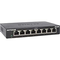 NETGEAR 8-Port Gigabit Ethernet Unmanaged Switch (GS308) - Home Network Hub, Office Ethernet Splitter, Plug-and-Play…