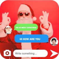 Live Santa Claus Video Call& fake chat Fake text message