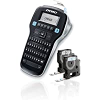 DYMO Label Maker with 2 D1 DYMO Label Tapes | LabelManager 160 Portable Label Maker, QWERTY Keyboard, One-Touch Smart…