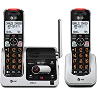 AT&T BL102-2 DECT 6.0 2-Handset Cordless Phone for Home with Answering Machine, Call Blocking, Caller ID Announcer…