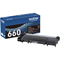Brother Genuine High Yield Toner Cartridge, TN660, Replacement Black Toner, Page Yield Up To 2,600 Pages, Amazon Dash…