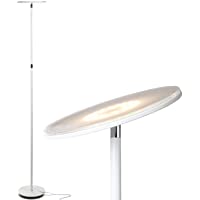 Brightech Sky LED Torchiere Super Bright Floor Lamp - Contemporary, High Lumen Light for Living Rooms and Offices…
