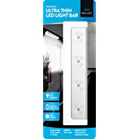 Brilliant Evolution Wireless Ultra Thin LED Light Bar 1 Pack - Battery Operated Lights - Kitchen Under Cabinet Lighting…