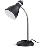 LEPOWER Metal Desk Lamp, Adjustable Goose Neck Table Lamp, Eye-Caring Study Desk Lamps for Bedroom, Study Room and…