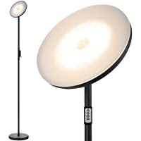 Dimunt LED Floor Lamp, Bright 15W Floor Lamps for Living Room with 1H Timer, Stepless Adjustable 3000K-6000K Colors and…