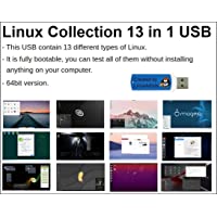 Linux Collection on 32GB USB - 13 Linux: Mint Mageia Ubuntu Debian FerenOS PepperMint ElementaryOS openSUSE 4MLinux…