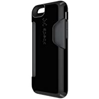 Speck Products CandyShell Card Case for iPhone 6/iPhone 6S Wallet Case - Black/Slate Grey