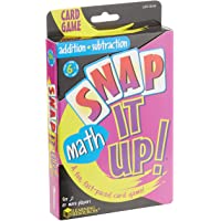 Learning Resources Snap It Up! Math: Addition/Subtraction Card Game, 90 Cards, 2-6 Players, Grades 1+, Ages 6+