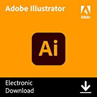 Adobe Illustrator | Vector Graphic Design Software | 12-Month Subscription with Auto-Renewal, Billed Monthly, PC/Mac