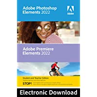 Adobe Photoshop Elements 2022 & Premiere Elements 2022 Student Teacher Edition | PC Code