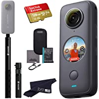 Insta360 ONE X2 360 Camera with Touchscreen - 5.7K30 360 Video, Front Steady Cam Mode, 18MP 360 Photo + InstaPano…
