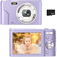 Digital Camera for Kids Boys and Girls - 36MP Children's Camera with 32GB SD Card，Full HD 1080P Rechargeable Electronic…