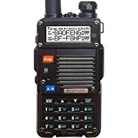BAOFENG BF-F8HP (UV-5R 3rd Gen) 8-Watt Dual Band Two-Way Radio (136-174MHz VHF & 400-520MHz UHF) Includes Full Kit with…