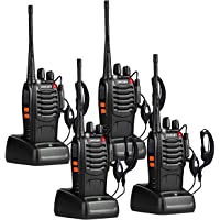 pxton Walkie Talkies Long Range for Adults with Earpieces,16 Channel Walky Talky Rechargeable Handheld Two Way Radios…