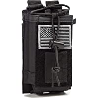 Tactical Radio Holder Radio Case Molle Radio Holster Military Heavy Duty Radios Pouch Bag for Two Ways Walkie Talkies…
