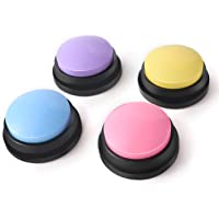 Voice Recording Button, Dog Buttons for Communication Pet Training Buzzer, 20 Second Record & Playback, Funny Gift for…