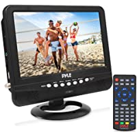 9 Inch Portable Widescreen TV - Smart Rechargeable Battery Wireless Car Digital Video Tuner, 800x480p TFT LCD Monitor…