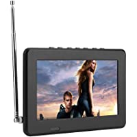 Portable Digital Television,7in/10in LCD 1080P ATSC Car Digital TV with FM Radio,Stereo Digital TV Support AV in/Out,SD…