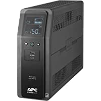 APC UPS 1500VA Sine Wave UPS Battery Backup, BR1500MS2 Backup Battery Power Supply with AVR, (2) USB Charger Ports