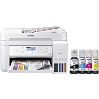 Epson EcoTank ET-3760 Wireless Color All-in-One Cartridge-Free Supertank Printer with Scanner, Copier and Ethernet…