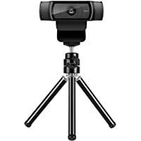 MamaWin Lightweight Mini Webcam Tripod for Smartphone, Logitech Webcam C920 C922 Small Camera Desk Tripod Mount Cell…