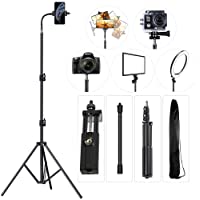 Pixel Cell Phone Tripod 27inch to 80inch Adjustable Phone Video Stand for iPhone & Camera Video Recording Vlogging…
