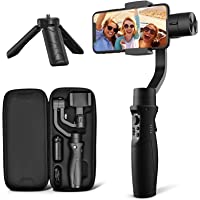 3-Axis Gimbal Stabilizer for iPhone 12 11 PRO MAX X XR XS Smartphone Vlog Youtuber Live Video Record with Sport…