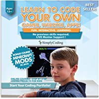 Coding for Kids - Learn to Code - Program Computer Games, Websites, Apps, Minecraft Mods (Ages 12+) - Programming…