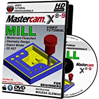 Mastercam X8-X9 MILL 3-AXIS Beginner's Edition Video Tutorial HD DVD