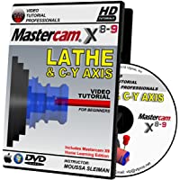 Mastercam X8-X9 LATHE & C-Y AXIS Video Tutorial HD DVD