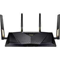 ASUS AX6000 WiFi 6 Gaming Router (RT-AX88U) - Dual Band Gigabit Wireless Router, 8 GB Ports, Gaming & Streaming, AiMesh…