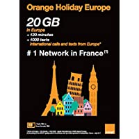 Orange Holiday Europe New Package – 20GB Internet Data in 4G/LTE + 120 mn + 1000 Texts in 30 Countries in Europe