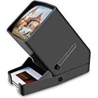 Rybozen 35mm Slide Viewer, 3X Magnification and Desk Top LED Lighted Illuminated Viewing and Battery Operation-for 35mm…