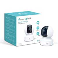 Kasa Smart KC110 Dome Indoor Security Camera by TP-Link, 1080p HD Smart Home Pan/Tilt Camera with Night Vision, Motion…
