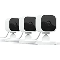 Blink Mini – Compact indoor plug-in smart security camera, 1080 HD video, night vision, motion detection, two-way audio…