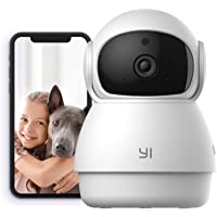 YI Pan-Tilt Security Camera, 360 Degree Smart Indoor Pet Dog Cat Cam with Auto Cruise, Night Vision, 2-Way Audio, Motion…