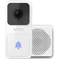 Wyze Video Doorbell with Chime (Horizontal Wedge Included), 1080p HD Video, 3:4 Aspect Ratio: 3:4 Head-to-Toe View, 2…