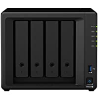 Synology DiskStation DS920+ NAS Server for Business with Celeron CPU, 8GB DDR4 Memory, 1TB M.2 SSD, 48TB HDD, Synology…
