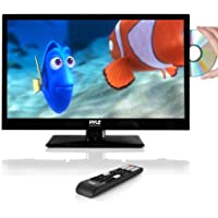 Pyle 21.5" LED TV Monitor | 1080p - Multimedia Disc Player - Ultra HD - Audio Streaming - Stereo Speakers, Wall Mount…