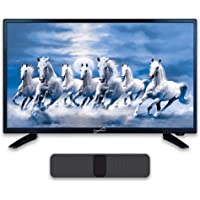 Supersonic 24-Inch HDTV 1080p Widescreen LED & Monitor, Includes HDMI/USB/SD/AC/DC Input Ports with Built-in DVD Player…