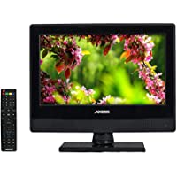 13.3 Inch Digital LED HD TV DVD Combo Wide HDTV ATSC NTSC Monitor, LCD w/Stand, HDMI, RCA, Component, USB, VGA, Coax, SD…